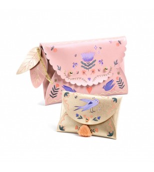 Joc creativ DIY Poseta si portmoneu, Djeco - Seturi creative DIY Joc creativ DIY Poseta si portmoneu, Djeco - Seturi creative DIY