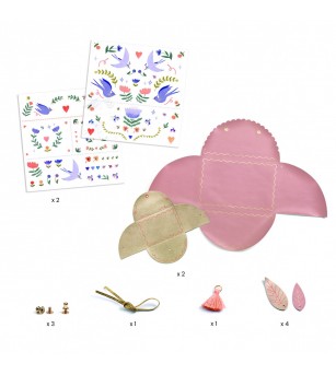 Joc creativ DIY Poseta si portmoneu, Djeco - Seturi creative DIY Joc creativ DIY Poseta si portmoneu, Djeco - Seturi creative DIY