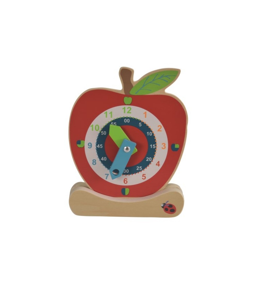 Ceas de masa din lemn, Egmont Toys - Ceas și calendar