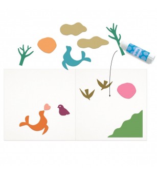 Joc creativ Little papers, Djeco - Seturi creative DIY