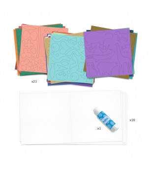 Joc creativ Little papers, Djeco - Seturi creative DIY