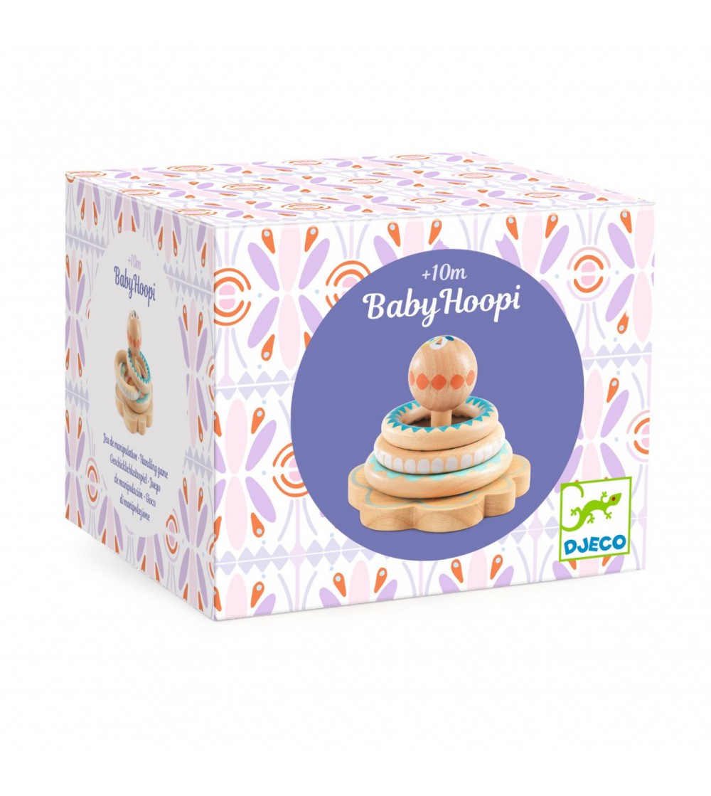 Joc cu inele BabyHoopie, Djeco - Jucării bebeluși