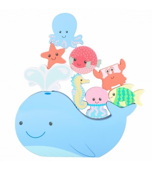 Joc de echilibru din lemn cu fauna marina, Orange Tree Toys - Jucării de lemn si Montessori