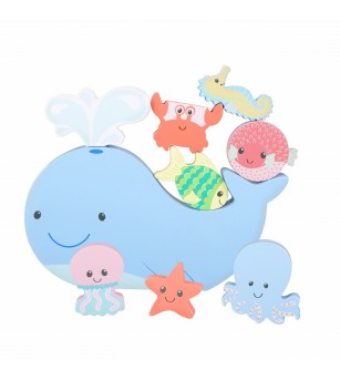 Joc de echilibru din lemn cu fauna marina, Orange Tree Toys - Jucării de lemn si Montessori