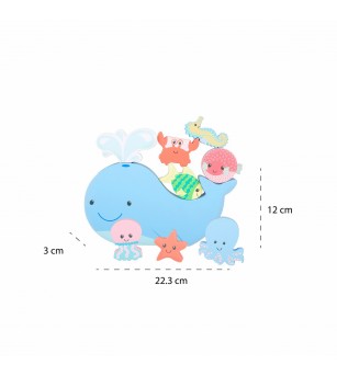 Joc de echilibru din lemn cu fauna marina, Orange Tree Toys - Jucării de lemn si Montessori