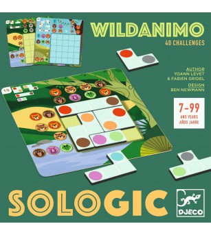 Joc de logica Animale salbatice, Djeco - Jocuri logică