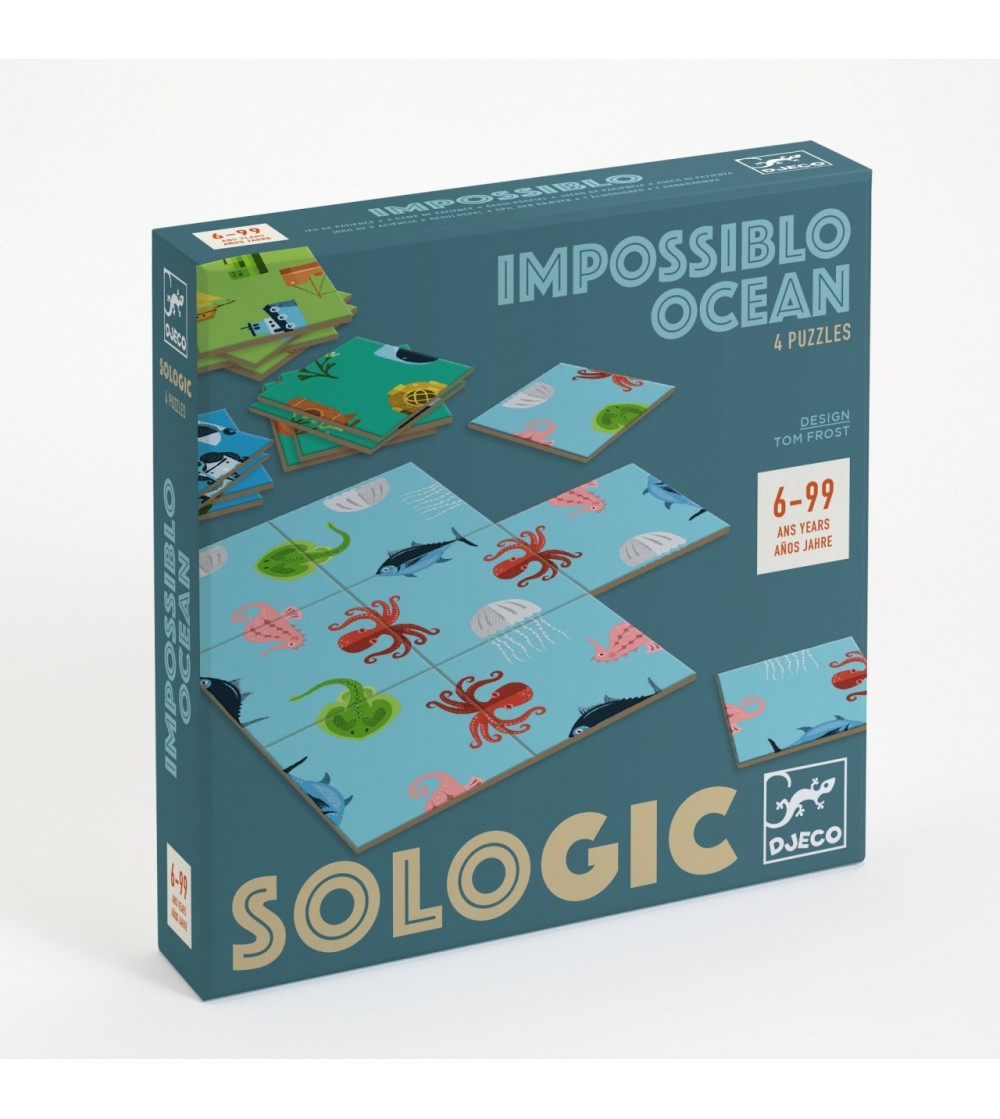 Joc de logica Impossiblo Ocean, Djeco - Jocuri logică