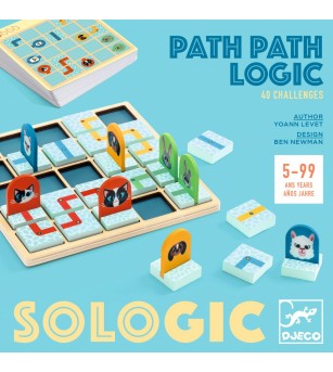 Joc de logica Path Path Logic, Djeco - Jocuri logică