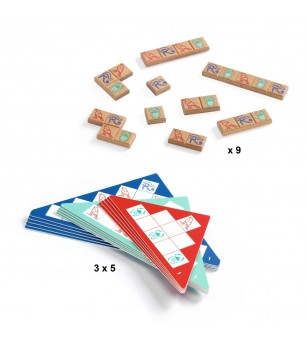 Joc de logica Pyramid, Djeco - Jocuri logică