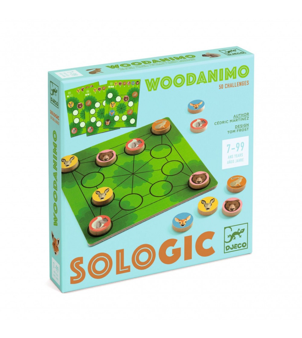 Joc de logica Woodanimo, Djeco - Jocuri logică
