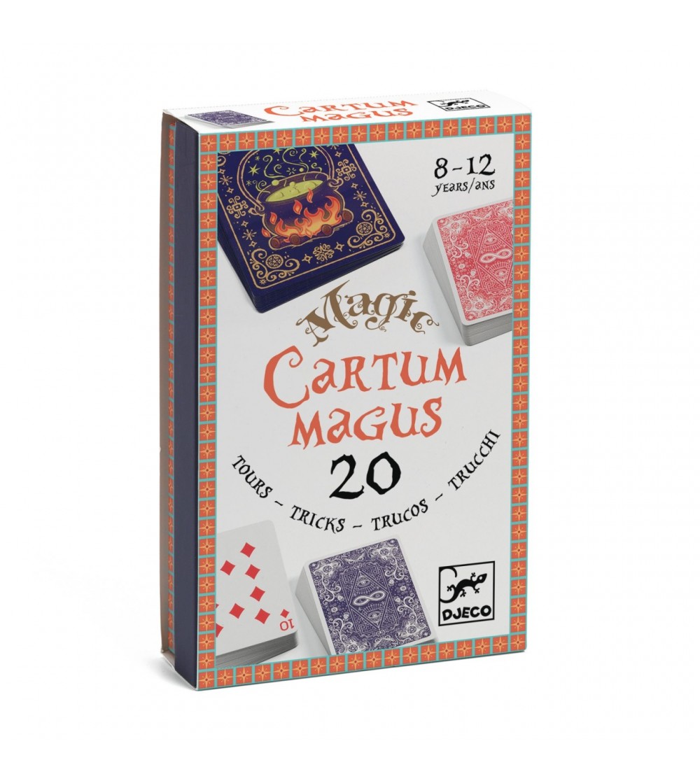 Joc de magie Cartum Magus 20 de trucuri, Djeco - Jocuri de îndemânare