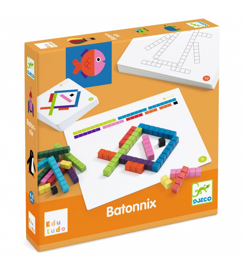 Joc educativ Batonnix, Djeco - Jocuri de observație și atenție