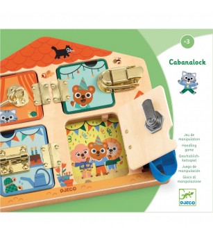 Joc educativ Cabanalock, Djeco - Jocuri de observație și atenție