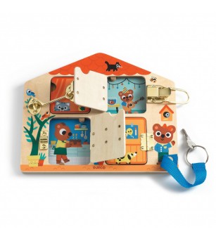 Joc educativ Cabanalock, Djeco - Jocuri de observație și atenție