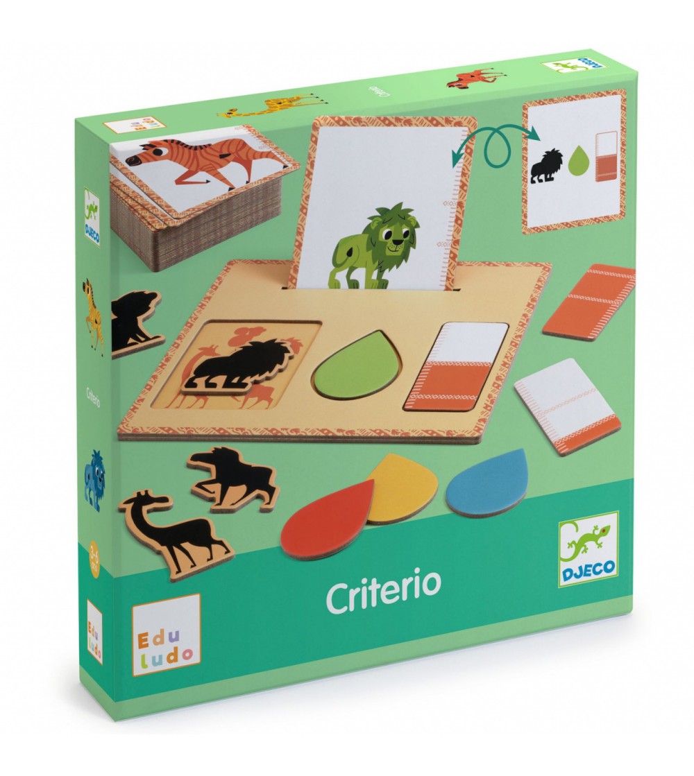 Joc educativ Criterio, Djeco - Jocuri de observație și atenție