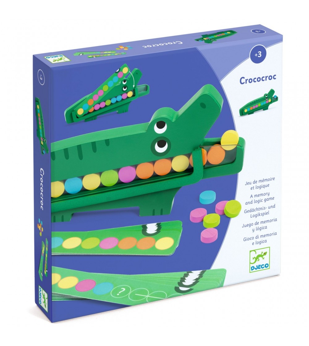 Joc educativ Crococroc, Djeco - Jocuri de observație și atenție