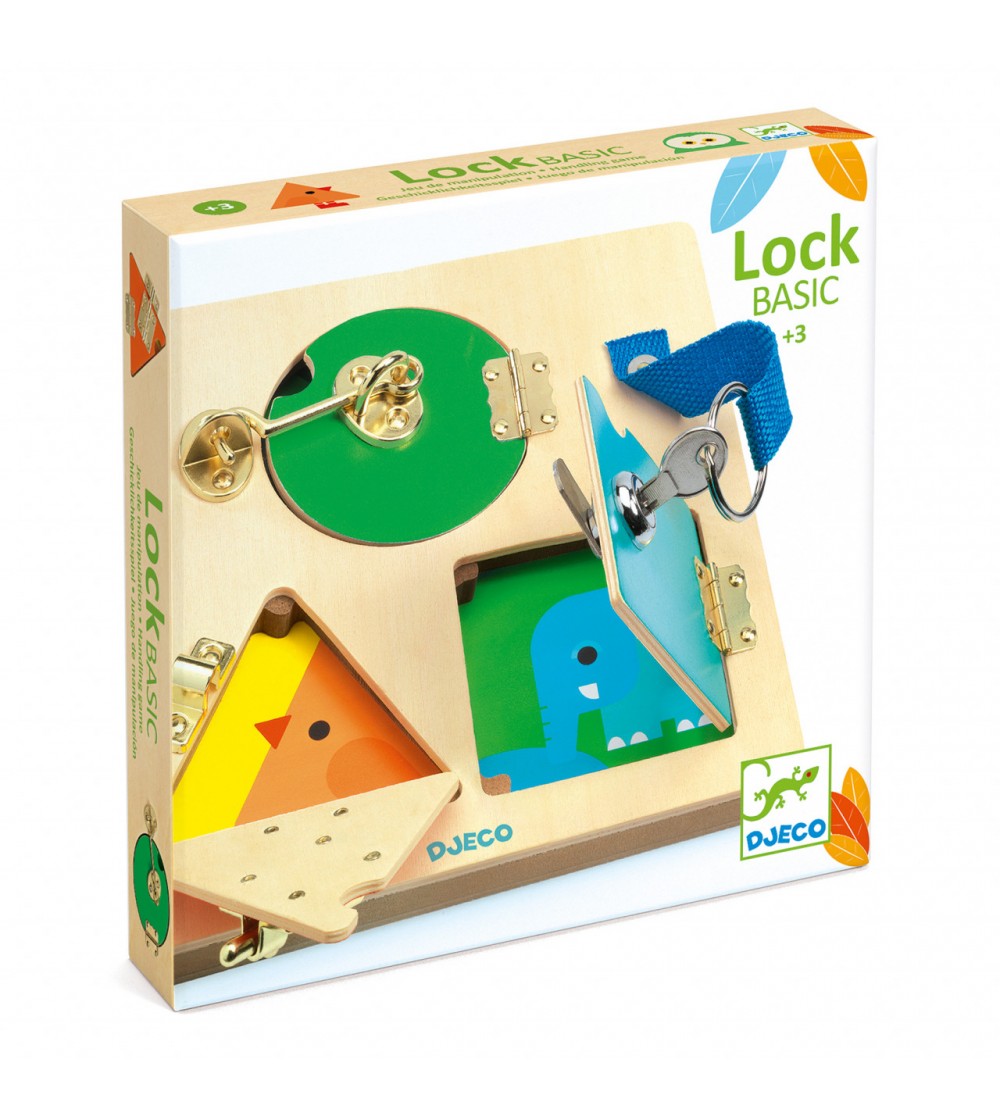 Joc educativ Lock Basic, Djeco - Jocuri de observație și atenție