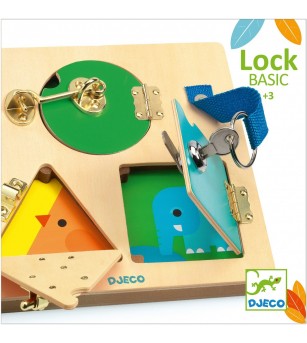 Joc educativ Lock Basic, Djeco - Jocuri de observație și atenție