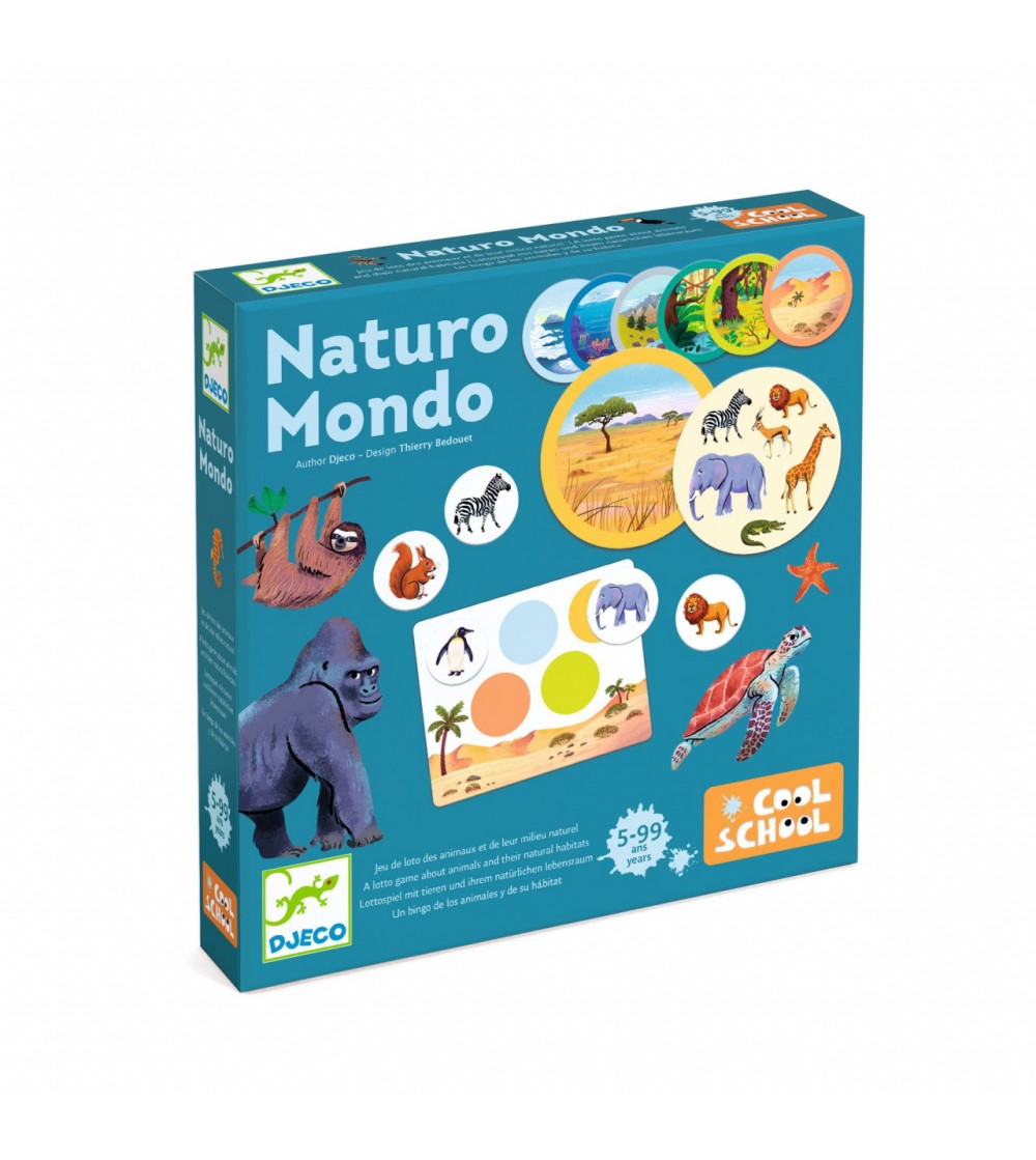 Joc educativ Naturo Mondo, Djeco - Jocuri de observație și atenție