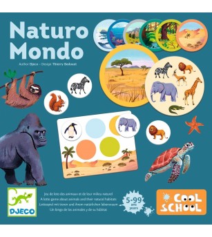 Joc educativ Naturo Mondo, Djeco - Jocuri de observație și atenție