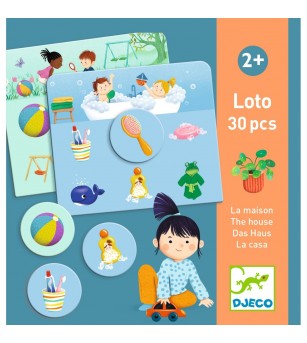 Joc loto Casa, Djeco - Jocuri de memorie și asociere