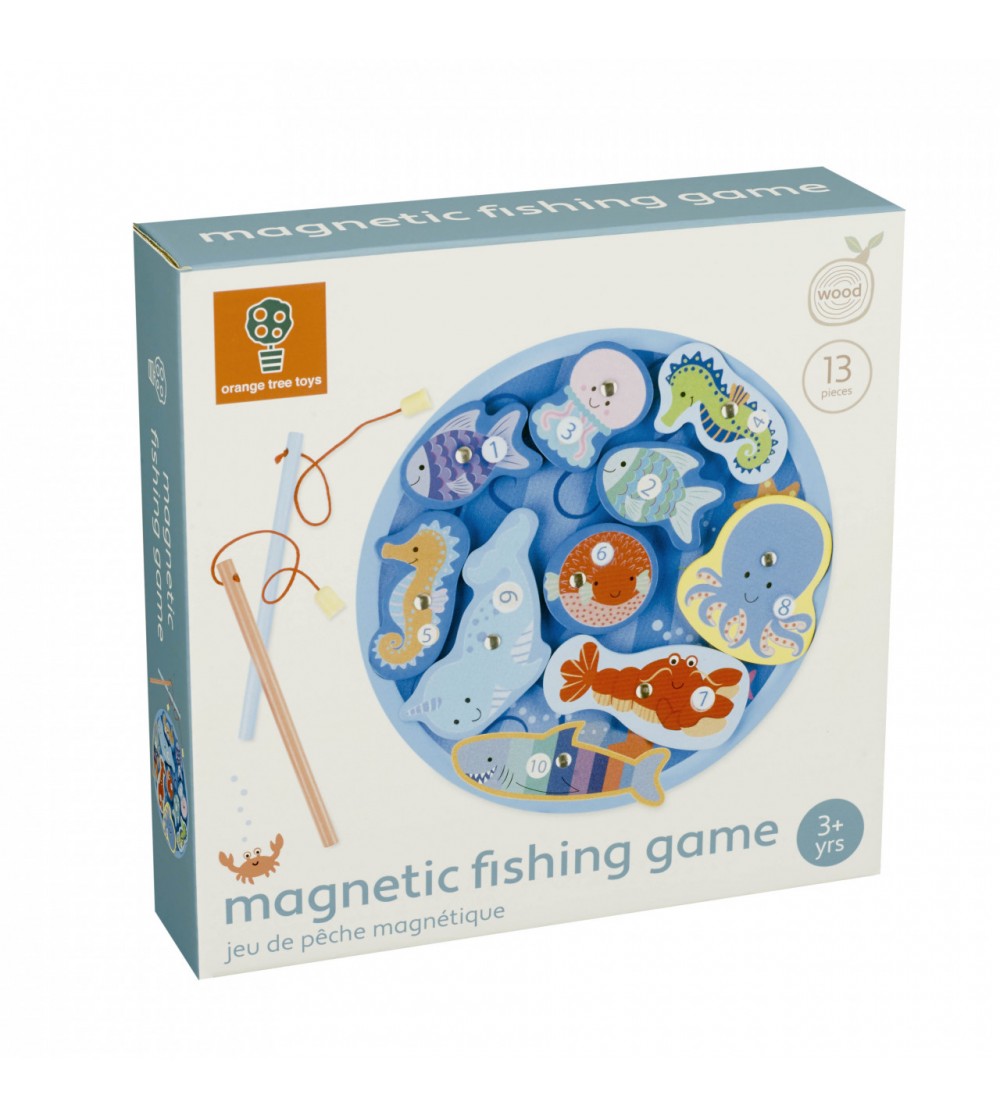 Joc magnetic de pescuit, Orange Tree Toys - Jucării de lemn si Montessori