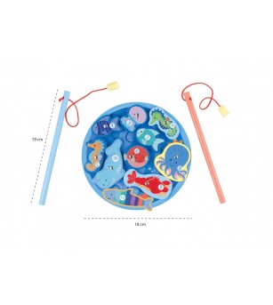 Joc magnetic de pescuit, Orange Tree Toys - Jucării de lemn si Montessori
