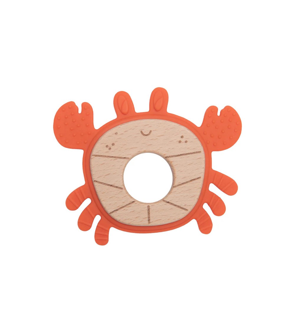 Jucarie bebe Inel de dentitie Crab, Moulin Roty - Jucării bebeluși