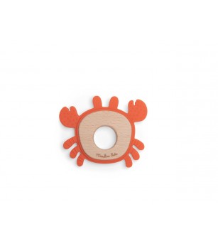 Jucarie bebe Inel de dentitie Crab, Moulin Roty - Jucării bebeluși