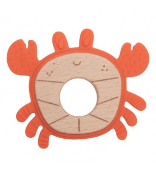 Jucarie bebe Inel de dentitie Crab, Moulin Roty - Jucării bebeluși