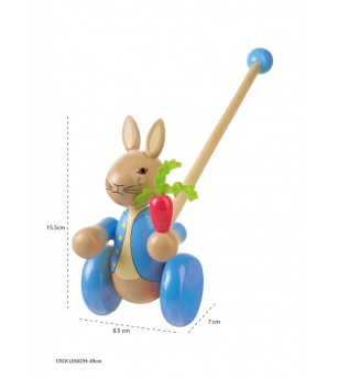 Jucarie de impins Peter Rabbit™, Orange Tree Toys - Jucării de tras și împins