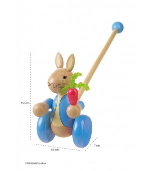 Jucarie de impins Peter Rabbit™, Orange Tree Toys - Jucării de tras și împins