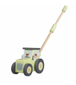 Jucarie de impins tractor, Orange Tree Toys - Jucării de tras și împins
