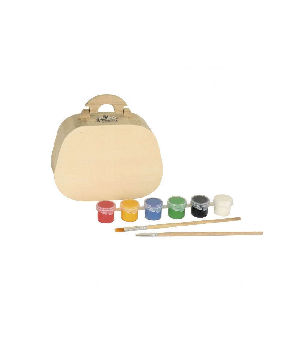 Joc creativ gentuta din lemn de pictat, Egmont Toys - Seturi de pictura și desenat