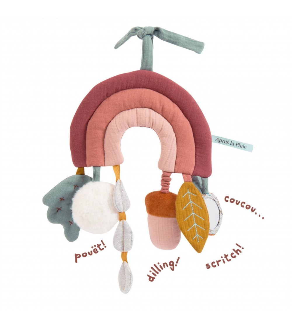 Jucarie senzoriala bebe Curcubeu cu activitati, Moulin Roty - Jucării bebeluși Jucarie senzoriala bebe Curcubeu cu activitati, Moulin Roty - Jucării bebeluși