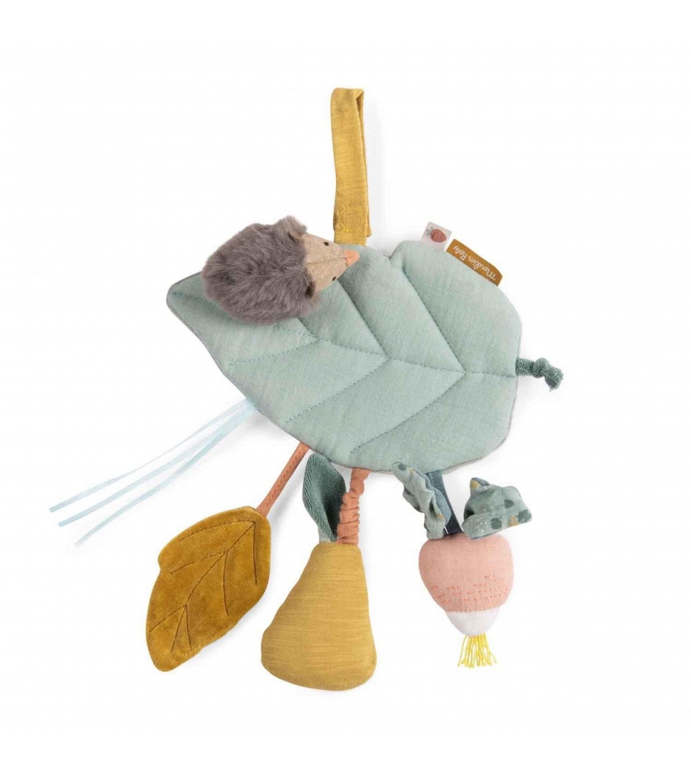 Jucarie senzoriala bebe Frunza cu arici, Moulin Roty - Jucării bebeluși