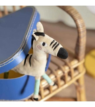 Jucarie textil bebe Zebra, Moulin Roty - Jucării bebeluși
