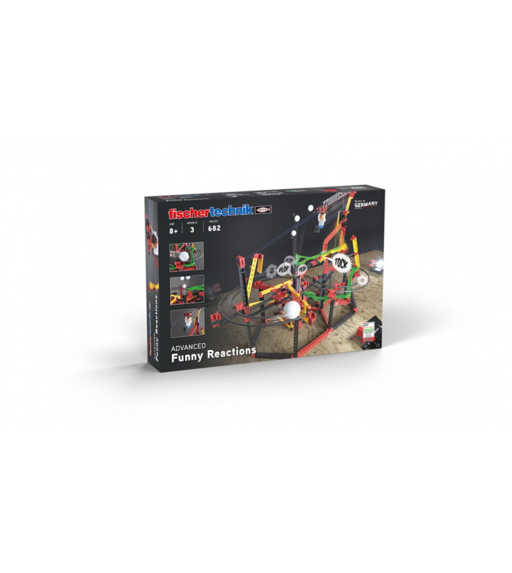 Kit STEM Circuite XL de reactii in lant traznite, Fischertechnik - Jocuri STEM