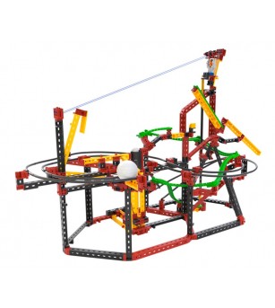 Kit STEM Circuite XL de reactii in lant traznite, Fischertechnik - Jocuri STEM