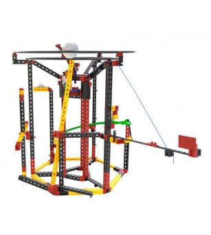Kit STEM Circuite XL de reactii in lant traznite, Fischertechnik - Jocuri STEM