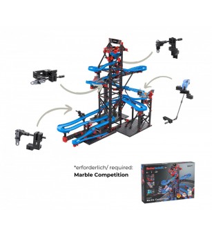 Kit STEM Completare pentru Cursa cu bile metalice - Intrecerea, Fischertechnik - Jocuri STEM