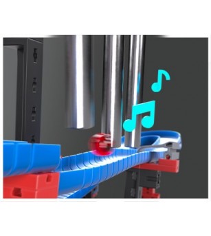 Kit STEM Completare pentru Cursa cu bile metalice - Sunete, Fischertechnik - Jocuri STEM