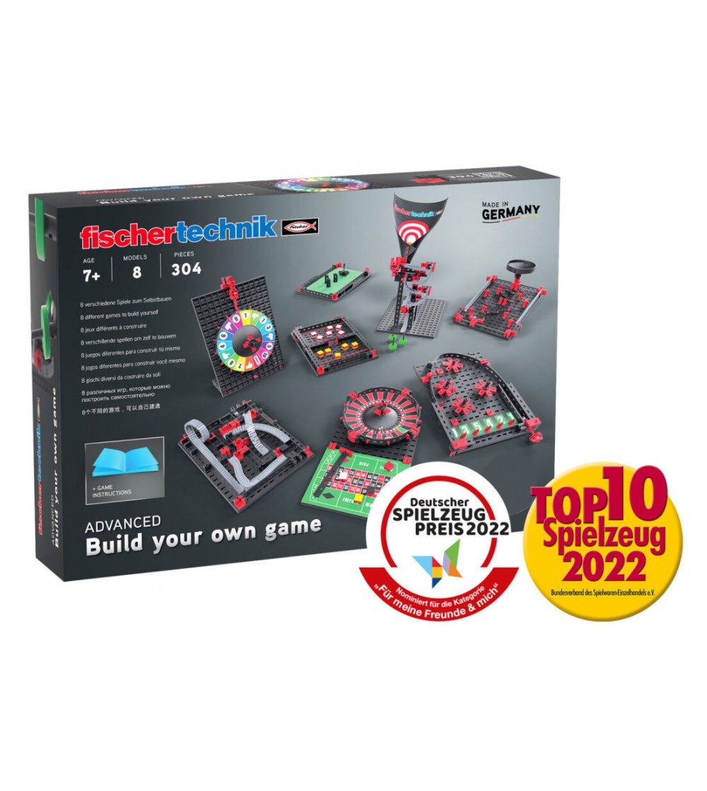 Kit STEM Construieste si joaca 8 jocuri, Fischertechnik - Jocuri STEM