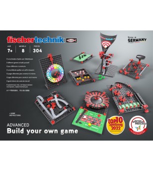 Kit STEM Construieste si joaca 8 jocuri, Fischertechnik - Jocuri STEM