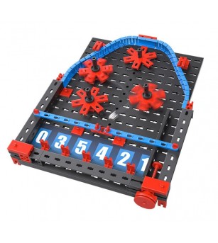 Kit STEM Construieste si joaca Pinball Fischertechnik - Jocuri STEM