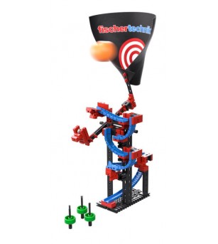Kit STEM Construieste si joaca Ping pong bowling, Fischertechnik - Jocuri STEM