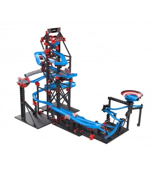 Kit STEM Cursa cu bile metalice - Booster, Fischertechnik - Jocuri construcție