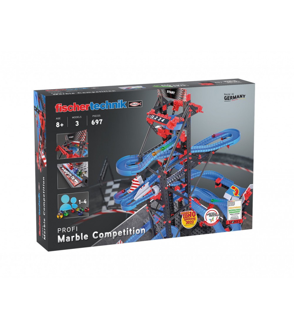 Kit STEM Cursa cu bile metalice, Fischertechnik - Jocuri STEM