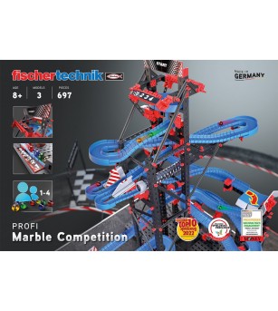 Kit STEM Cursa cu bile metalice, Fischertechnik - Jocuri STEM