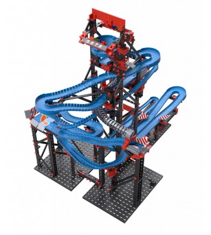 Kit STEM Cursa cu bile metalice, Fischertechnik - Jocuri STEM